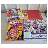 games. connect 4 , monopoly, watch ya mouth,