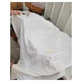 Vintage white table cloth