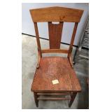 Wood Straight back chairs