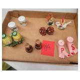 set of 6 salt and pepper shakers