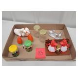 set of 6 salt and pepper shakers