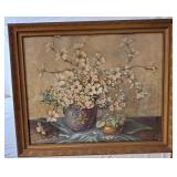 Wm. Van De Pas Floral Still Life Framed Picture