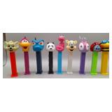 Pez Candy Dispensers w/Feet (9)