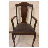 Queen Anne Style Arm Chair