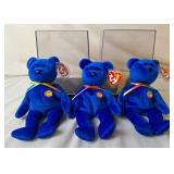 Ty "Clubby" Official Club Beanie Bears (3)