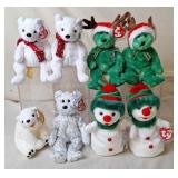 Ty "2000" & Winter Beanie Babies (8)