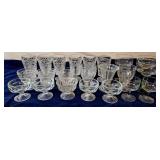 Clear Glass Stemware & Sherbets