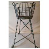 Twisted Wrought Iron Plant Stand