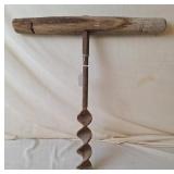 Antique Barn Beam Auger Drill