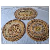 3 Braided Placemats