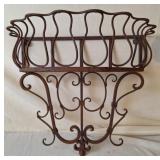 Wrought Iron Wall Mounted Planter
