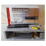 Invisible Heat Electric Toe Space Heater