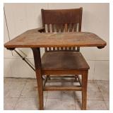 Vintage Wooden School Chair