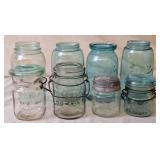 Atlas, Ball & Foster Canning Jars, Antique