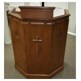 Pulpit / Wooden Podium From Plum Creek Church