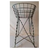 Twisted Wrought Iron Plant Stand