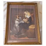 Heywood Hardy "Her Only Playmates" Framed Picture