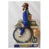 Ezra Brooks Penny-Farthing Bicycle Decanter