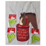 Horse Sign & Saddle Magnets