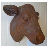 Cow Head Wall Mount Sculpture