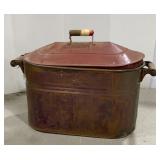 Antique Copper Boiler & Lid