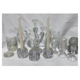 Crystal & Other Glass Candlestick Holders