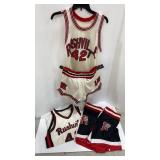Vtg Rushville Consolidated HS BB Game Uniforms