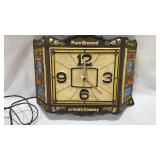 Vtg Old Style Beer Clock