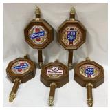 Vtg Plastic Beer Signs