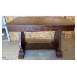 Antique Library Table 42x28x28.5