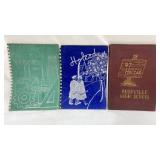 1944, 1945, 1947 Rushville HS Holcad yearbooks