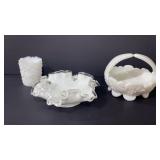 Fenton Silver Crest & Westmoreland Pieces