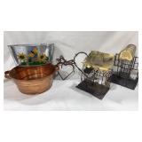 Brass copper and metal decor