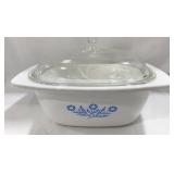 Corningware Corn Flower Cover Baking Dish
