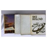 1960, 1961, 1962 Rushville HS Holcad yearbooks