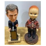 Buddy Lee & George W Bush Bobble Heads