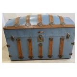 Antique Humpback Travel Trunk