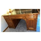 Antique Executive Desk From St. Maryï¿½s Rectary