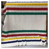Hudson Bay Co. 100% Wool Blanket