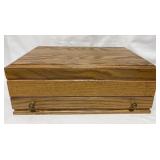 Oak Flatware Cabinet