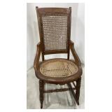 Antique Walnut Rocking Chair