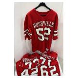 (5) Rushville Consolidated HS Football Jerseys