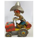 1930s Rodeo Joe Tin Litho Wind-up Toy