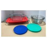 Pyrex Casserole & Mixing Bowls