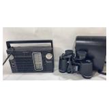 JC Penney Binoculars & Portable Radio