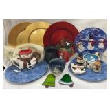 Christmas Decor, Chargers & Stained Glass