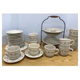 Longaberger Pottery Heritage Green Pieces