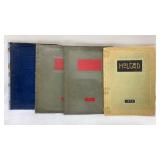 1927, 1928 (2) & 1929 Rushville HS Holcad