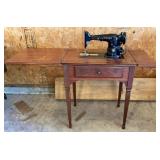 1950 Singer Sewing Machine & Cabinet
