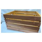 Wooden storage crate